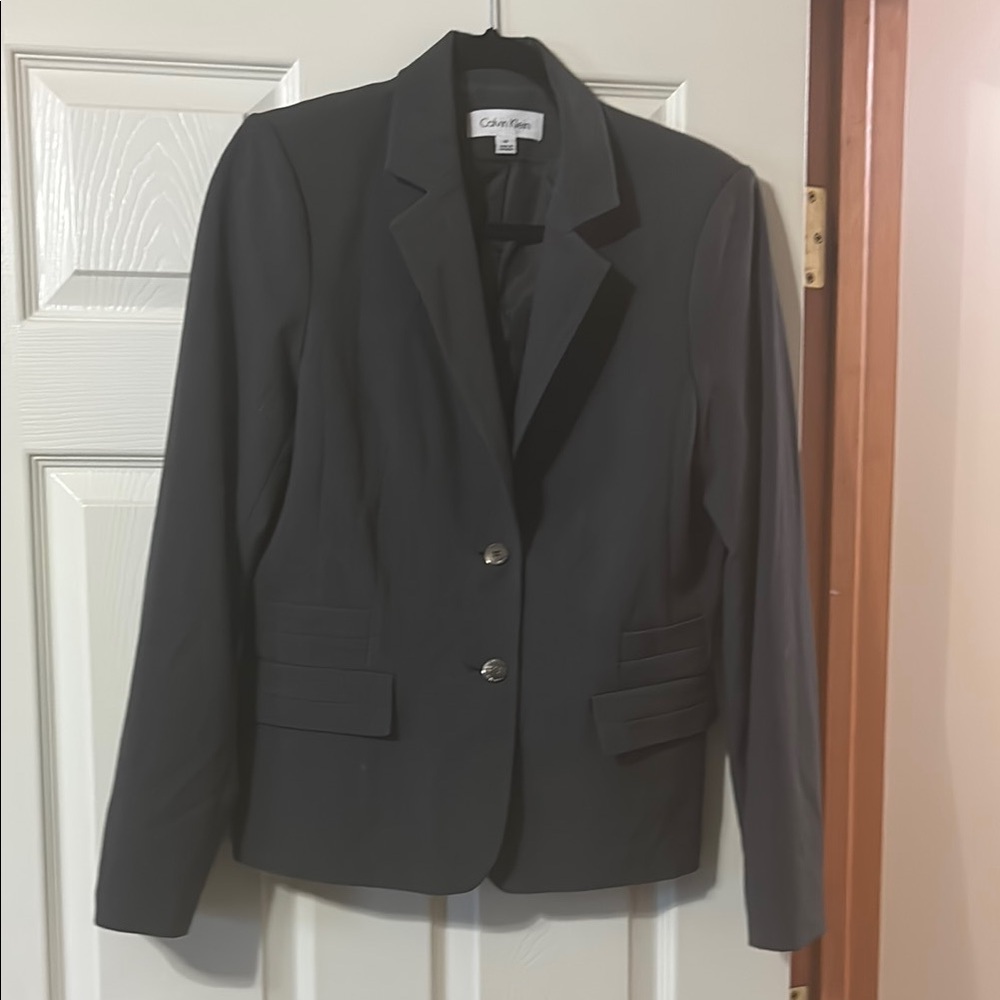 Calvin Klein Women's Grey Blazer